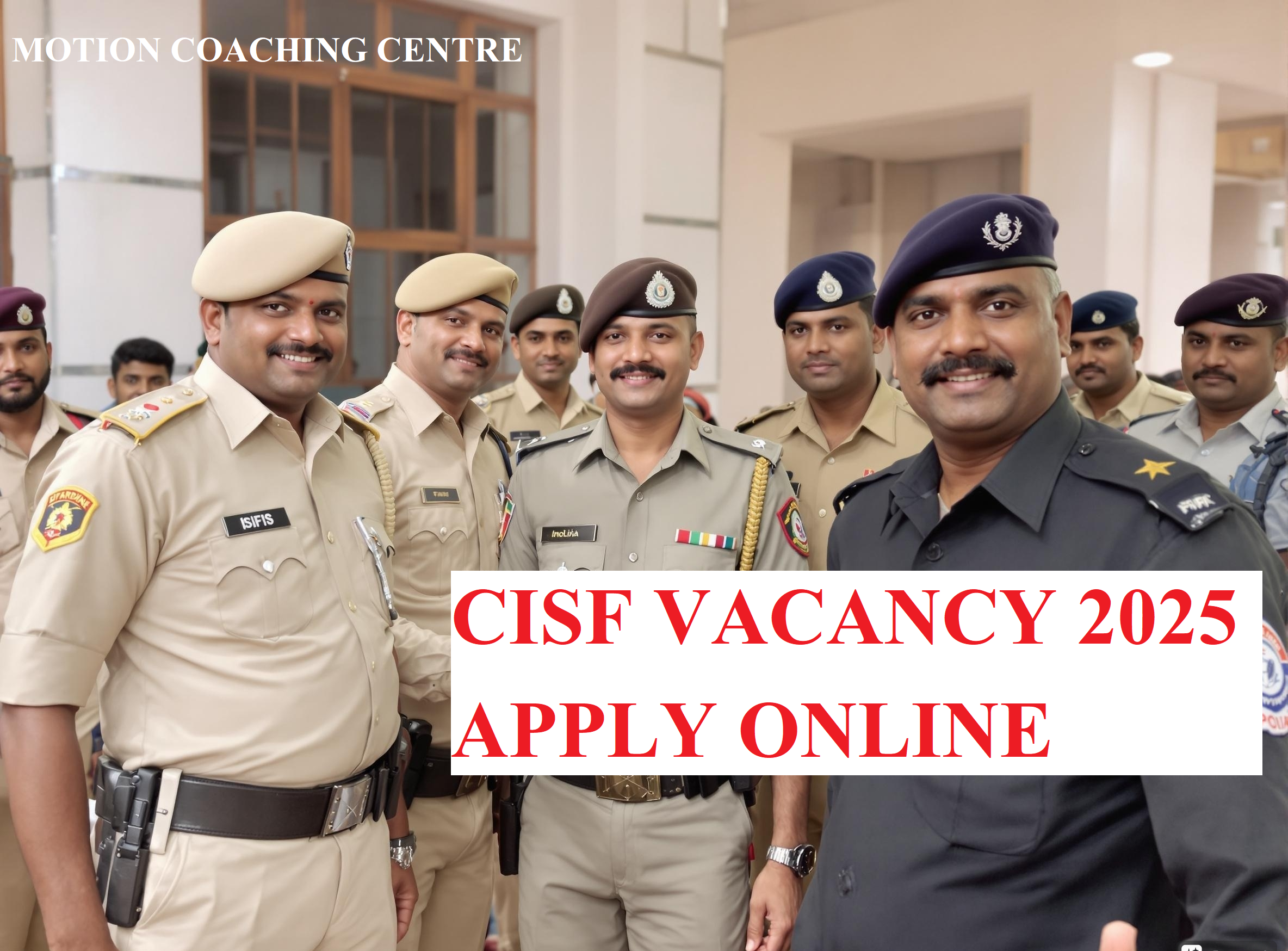 CISF JOBS 2025 APPLY ONLINE