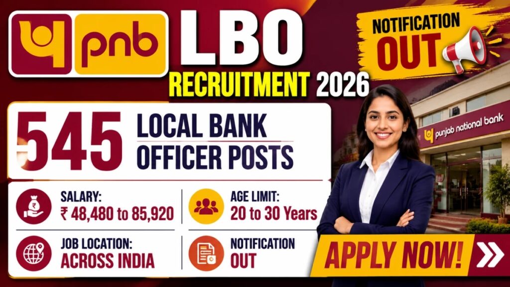 pnb latest job